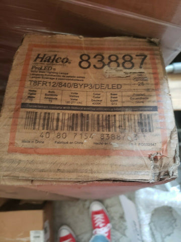 HALCO PROLED 83887 12W T8 LED Light Bulb T8FR12/840/BYP3/DE/LED (25/CASE)-Mega Mart Warehouse-Ultimate Unclaimed Freight Buyer and Seller Specialists