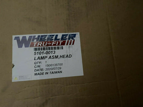 BRAND NEW HEAD LAMP ASM REPLACING  (5101-0013) Wheeler Tru-Fit  1500135700
