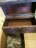 (3) Wald Imports Brown Wood 11" Decorative Trinket, Jewelry, Gem Trunk/Chest-Mega Mart Warehouse-Ultimate Unclaimed Freight Buyer and Seller Specialists