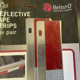 Betts HD RT14 Reflective Tape Strips 1 Pair  Aluminum Trucking Corrosion Resist