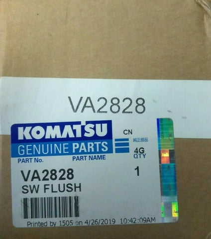 NEW GENUINE OEM KOMATSU SW FLUSH VA2828 FREE SHIPPING!!!-Mega Mart Warehouse-Ultimate Unclaimed Freight Buyer and Seller Specialists