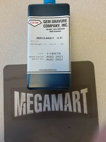 BRAND NEW GEM Gravure Company Black BKG4661  ( 12 / 1.9 1.9 LBS, ) (  .9 KG )