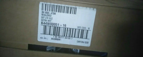 NEW EXTERIOR LATEX GLOSS PAINResilience Exterior Acrylic Latex Gloss Extra White-Mega Mart Warehouse-Ultimate Unclaimed Freight Buyer and Seller Specialists