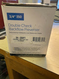 BRAND NEW Zurn Wilkins 3/4" 350 Double Check Backflow Preventer