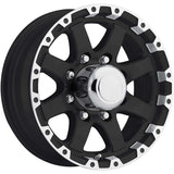 (1) NEW 16" X 6" SenDel T08 8-Lug Boat Camper RV Trailer Wheel Black Machined