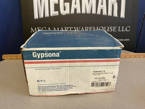 NEW  Gypsona S Plaster of Paris Bandage 6"x5 yards Extra Fast Setting Box of 12