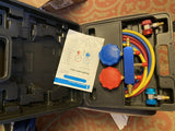 BRAND NEW Orion Motor Tech AC Gauges and Vacuum Pump, 5CFM Vacuum Pump