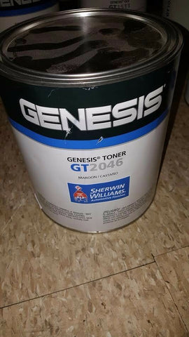 SHERWIN WILLIAMS GENESIS TONER GT2046 MAROON 1 GALLON-Mega Mart Warehouse-Ultimate Unclaimed Freight Buyer and Seller Specialists