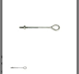(25/CASE) HUBBELL 29962 OVALEYE BOLT 5/8” X 12” **FREE SHIPPING**