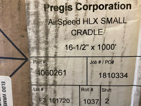 NEW 1 Roll Air Speed HLX S Cradle 4060261 16-1/4"X1,000 P5" Pregis-Mega Mart Warehouse-Ultimate Unclaimed Freight Buyer and Seller Specialists