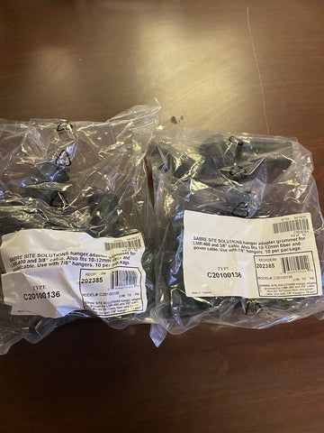 NEW Sabre LMR-400 / 3/8in 10-12mm Hanger Adapter Grommet (C20100136) 20 PER LOT