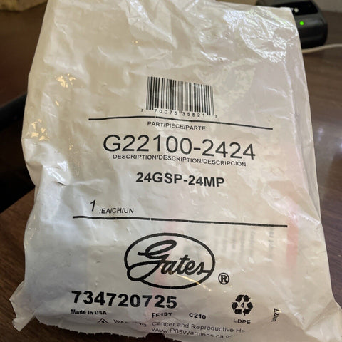 Gates 24GSP-24MP - G22100-2424 Hydraulic Hose Fitting