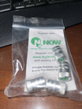 (4) NITROGEN CHROME PLATED VALVE STEM CAPS Embossed on the top *FREE SHIPPING*