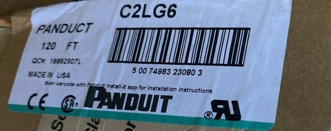 BRAND NEW Panduit C4LG6 Mfr. Part #: C4LG6 STYLE C 4 IN DUCT 114 FT