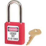 Master Lock Red Lockout Padlock Different Key Type Thermoplastic Body 6 PK 4FG03