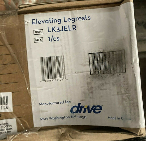 NEW Drive Adult Elevating Legrests For Drive Wheelchairs LK3JELR 1 Pair-Mega Mart Warehouse
