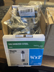 (CASE of 10) STZ 301 34"X2", 500985 Galvanized Pipe Nipple **FREE SHIPPING**