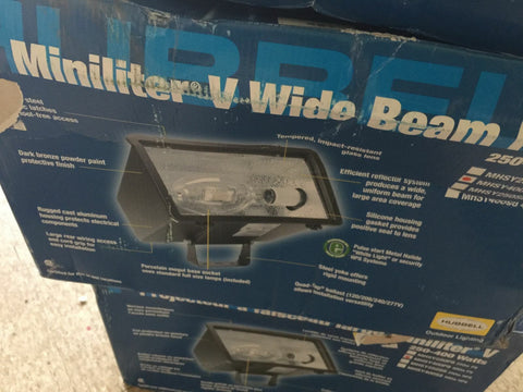 Hubbell Lighting Outdoor MHS-K400P8 Dark Bronze Miniliter V 1 Light-Mega Mart Warehouse-Ultimate Unclaimed Freight Buyer and Seller Specialists