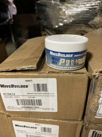 (CASE OF 12) Wave Builder Advanced Formula High Def Pomade 3.5 oz *SHIPS FREE*