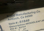 Bond Woodleaf Gas Fire Pit Brown 28 Inch Square NEW-Mega Mart Warehouse-Ultimate Unclaimed Freight Buyer and Seller Specialists