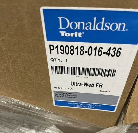 GENUINE  Donaldson Torit Ultra Web Flame Retardant Filter Part  P190818-016-436