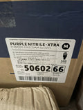 HALYARD 50602 PURPLE NITRILE/XTRA POWDER-FREE EXAM GLOVES, MEDIUM, (CASE OF 500)