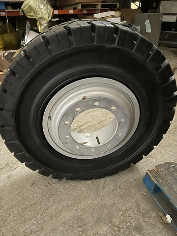 (1) NEW SOLIDEAL MAGNUM 12.00-20/8.00 TIRE W/RIM **FREE SHIPPING**