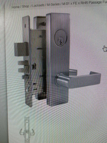 M-01 x FE x US26D Passage RHR Function Grade 1 – Heavy Duty, Mortise Lock-Mega Mart Warehouse-Ultimate Unclaimed Freight Buyer and Seller Specialists