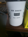 GENUINE WDK 940/20 MANN FILTER Fuel filter DEUTZ-CAT-BOMAG-Mega Mart Warehouse-Ultimate Unclaimed Freight Buyer and Seller Specialists