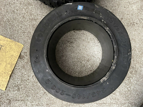 NEW 13-1/2x5-1/2x8 tires Super Solid forklift smooth 13.5x5.5x8 13125128 USA