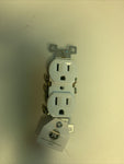 NEW GE Jasco Duplex Receptacle Outlet, 54864 White 15A/125VAC (10 PC LOT)