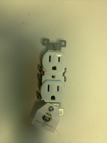 NEW GE Jasco Duplex Receptacle Outlet, 54864 White 15A/125VAC (10 PC LOT)