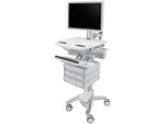 Ergotron SV43-2570-0 StyleView Medical Cart with HD Pivot, 7 Drawers SHIPS FREE