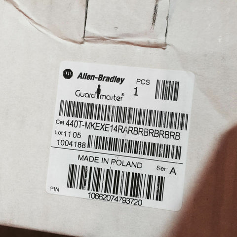Allen-Bradley GUARD MASTER 440T-MKEXE14-Mega Mart Warehouse-Ultimate Unclaimed Freight Buyer and Seller Specialists