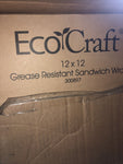 Eco Craft Grease Resistant Sandwich Wrap 300897 12x12 5000 Per Case