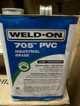 BRAND NEW WELD- ON 705 SOLVENT CEMENT  CLEAR   INDUSTRIAL GRADE 1 GALLON  10085