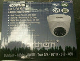 1-Northern 4 in 1 HD Outdoor 1080P 3.6mm 60' IR Eyeball camera-White-#HDDWMIRW-Mega Mart Warehouse-Ultimate Unclaimed Freight Buyer and Seller Specialists