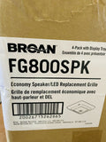 Broan-NuTone Bluetooth Speaker Bathroom Exhaust Fan w/ LED Grille FG800SPK-Mega Mart Warehouse