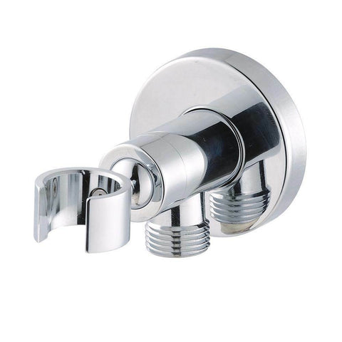 GENUINE LUXART, LHSELG-CP, HANDSHOWER HOLDER & SUPPLY ELBOX, POLISHED CHROME-Mega Mart Warehouse-Ultimate Unclaimed Freight Buyer and Seller Specialists