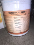 Rhomar RHOMA-SOL Emulsifying Asphalt Road Oil Remover 5 Gallon Bucket New-Mega Mart Warehouse-Ultimate Unclaimed Freight Buyer and Seller Specialists