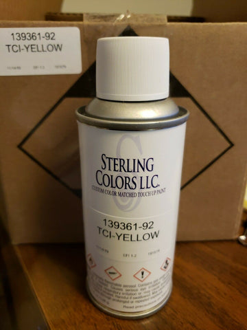 (12) STERLING COLORS CUSTOM COLOR TOUCH UP PAINT TCI-YELLOW, 139361-92, 4.5 oz-Mega Mart Warehouse-Ultimate Unclaimed Freight Buyer and Seller Specialists