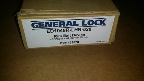 RIM EXIT DEVICE ED1048R-LHR-628 ED1000 Series 48" WIDE ALUMINUM-Mega Mart Warehouse-Ultimate Unclaimed Freight Buyer and Seller Specialists