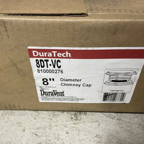 New DuraVent 8DT-VC Diameter 8" Silver