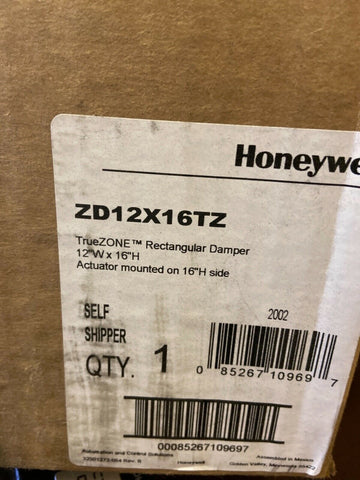 NEW Honeywell Home-Resideo TrueZONE - Rectangular Zoning Damper - 12" X 16"-Mega Mart Warehouse