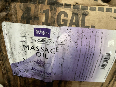 NEW BeBeauty , Lavender Massage Oil, 1 Gallon  Product Code: MASSO5  ( 4 GALS )