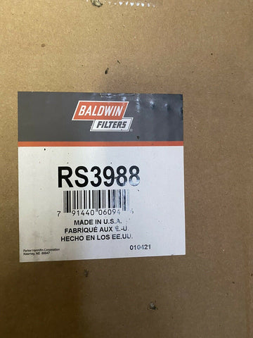 NEW GENUINE Air Filter Baldwin RS3988 (1 PER CASE )-Mega Mart Warehouse