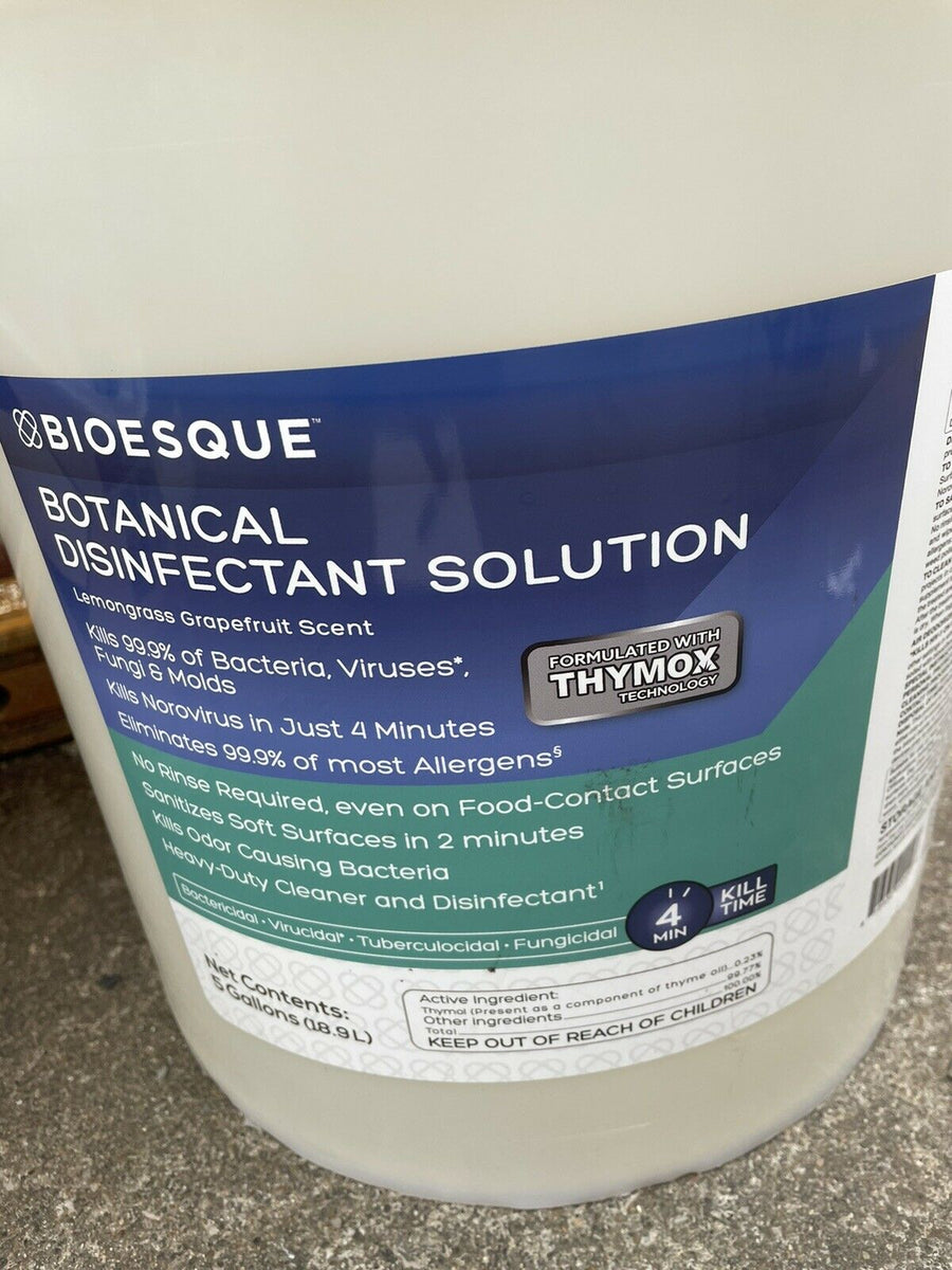 Bioesque Botanical Disinfectant Solution, 5 Gallons | Mega Mart War...