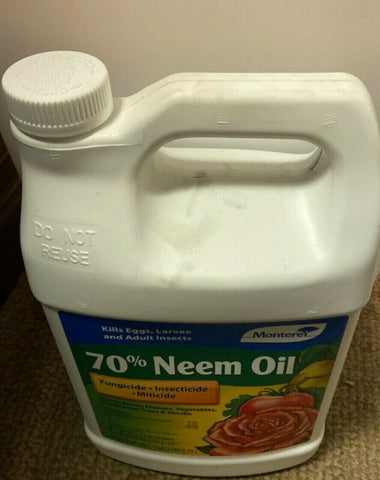 NEW Monterey 70% Neem Oil Insecticide 1 Gallon for Ornaments, Trees, and Shrubs-Mega Mart Warehouse-Ultimate Unclaimed Freight Buyer and Seller Specialists