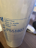 Nuovo P551807 - Donaldson Lubrificante Filtro, a Vite Completo Flusso (2 Ordine)