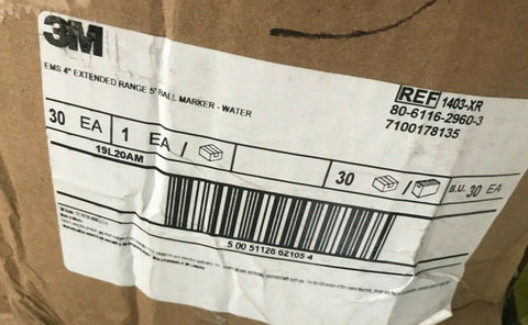 NEW 3M Extended Range Ball Marker 1403-XR Water 4" (pack of 30) BLUE-Mega Mart Warehouse-Ultimate Unclaimed Freight Buyer and Seller Specialists